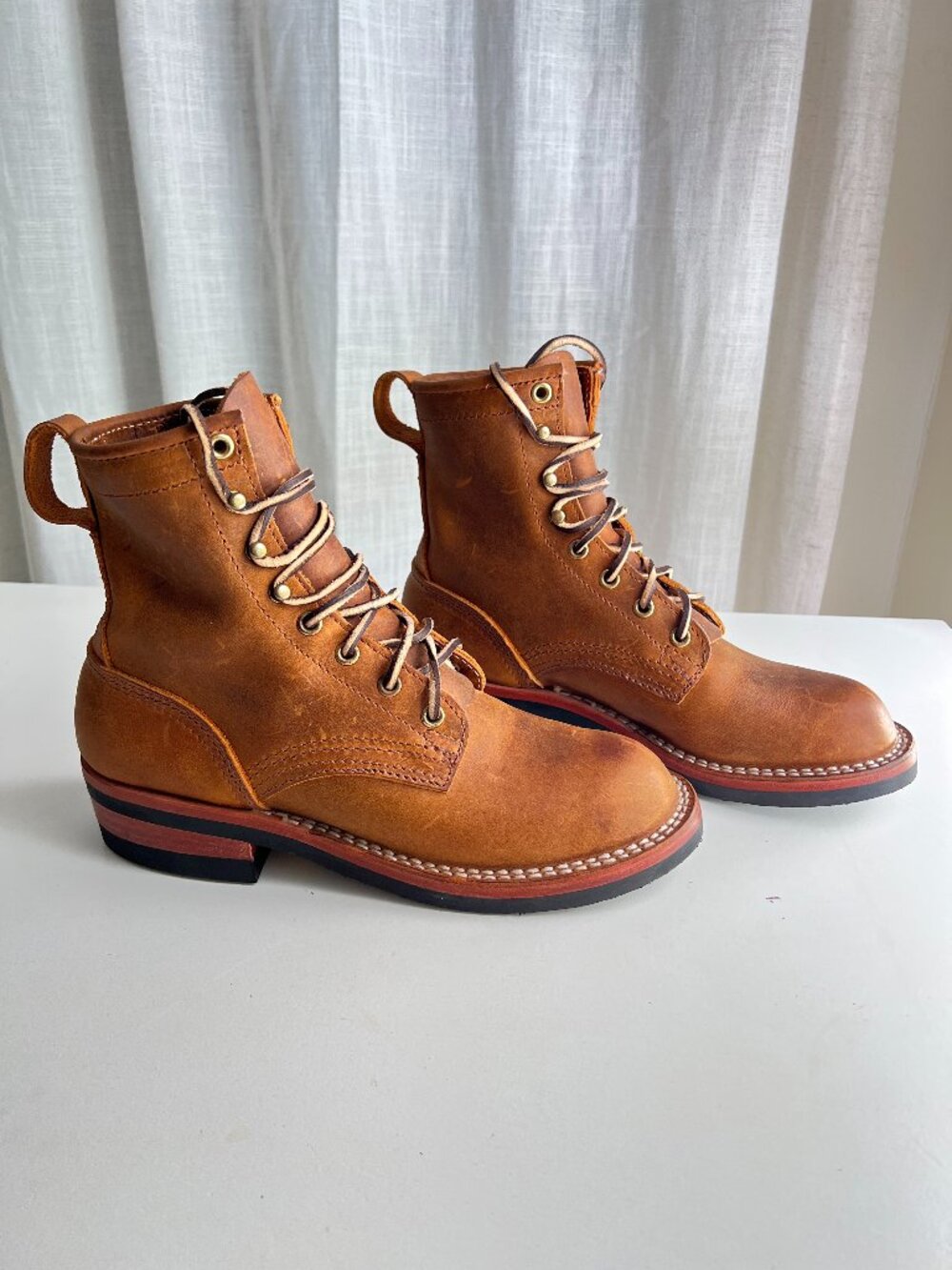 Nicks Handmade Boots Falcon Brand New Condition Size 22 5 1/2 C